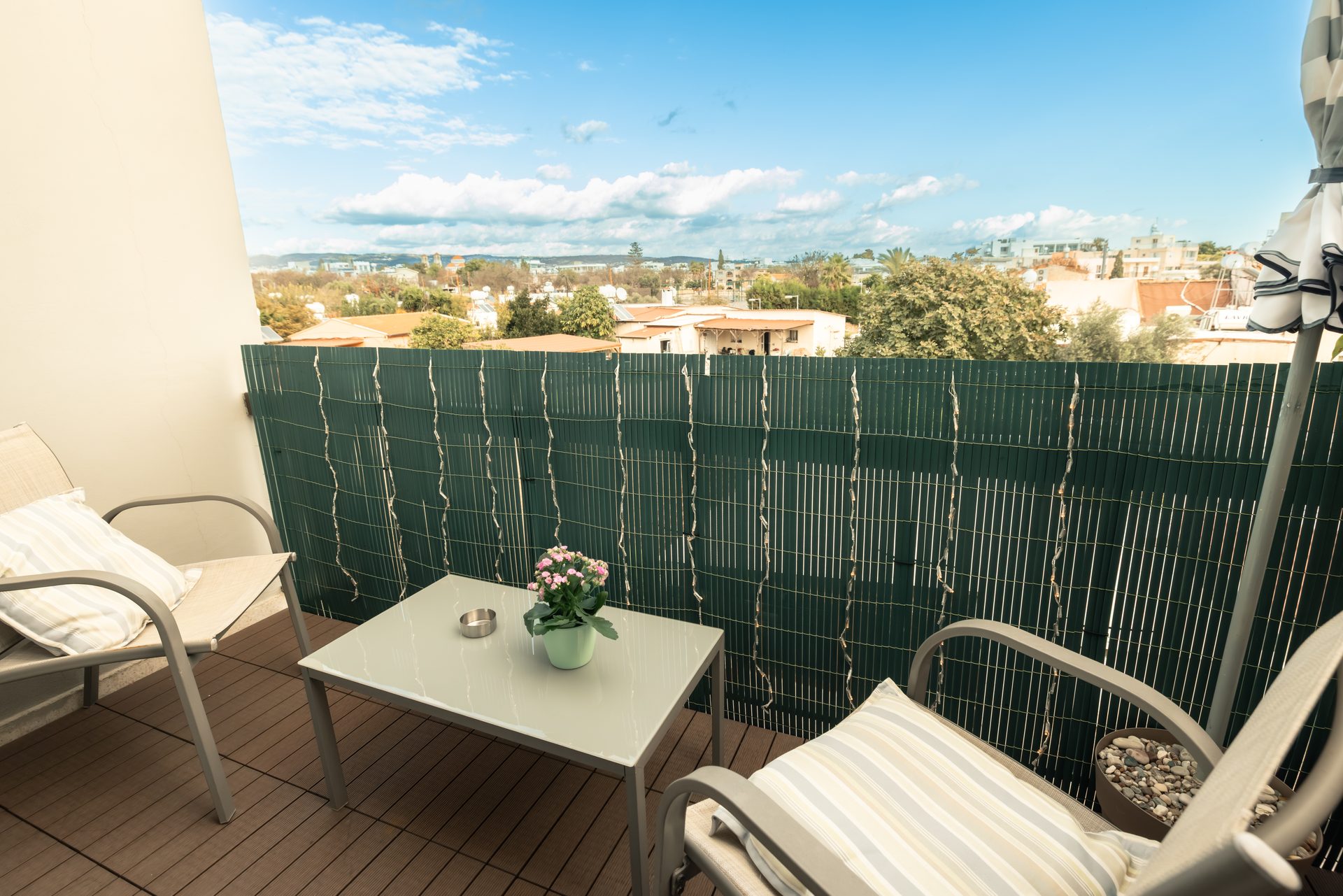 Kato Paphos city view from balcony — local area guide